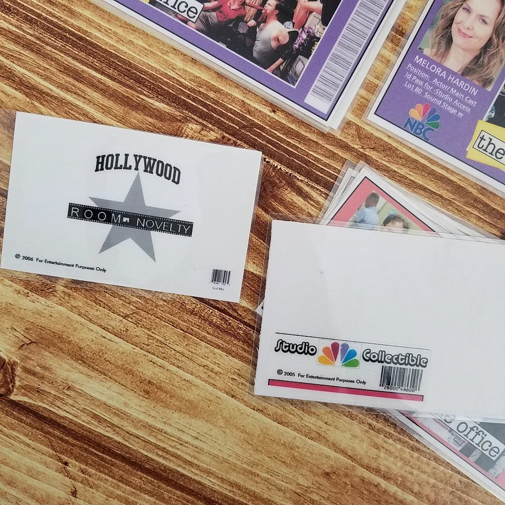 The Office TV Show Character Badge Card Lot - Party Supplies Funny Universal NBC